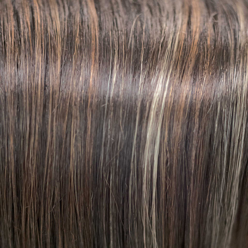 Angelica Synthetic Long Hair Chocolate Swirl closeup