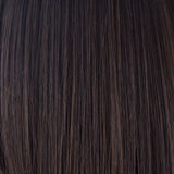 Nolan Synthetic Long Hair Dark Chocolate closeup